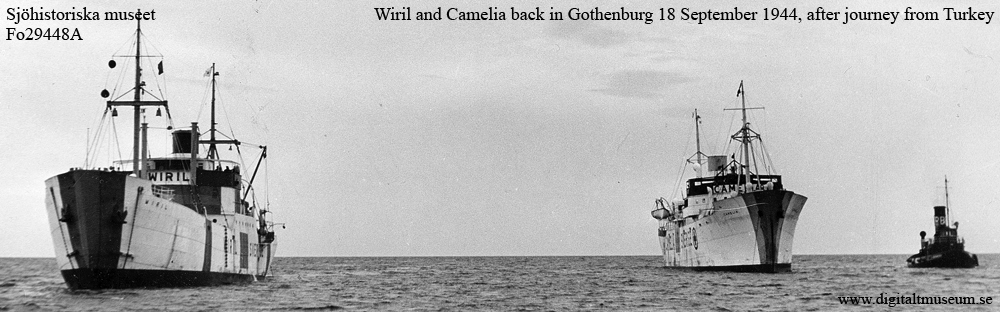 Wiril and Camelia back in Gothenburg - Wiril built 1938 by Öresundsvarvet, Camelia 1941 by Lindholmens Verkstad