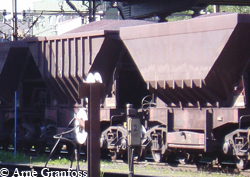 Wagons with iron ore