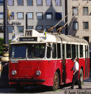 Trolley-bus, ASEA and Hägglunds & Sons, made in Sweden